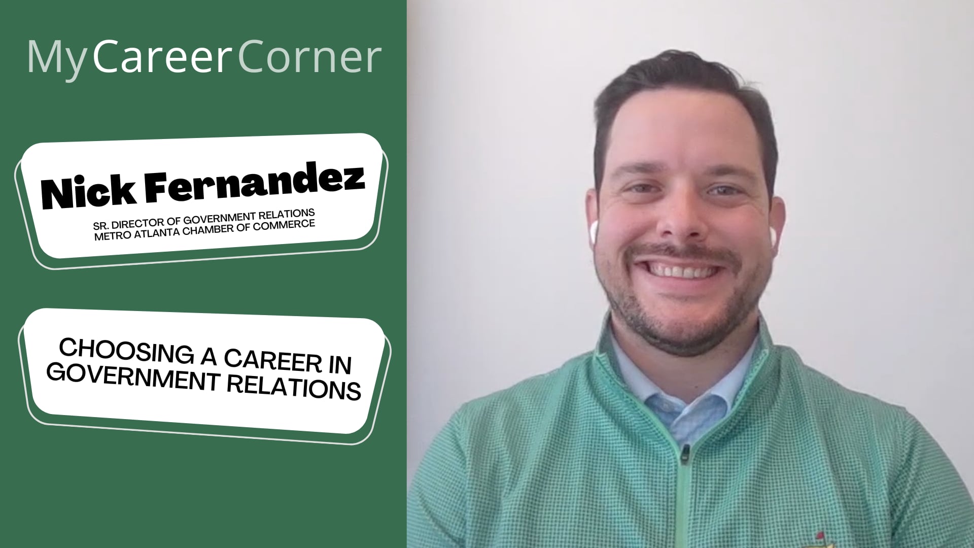 Choosing a Career in Government Relations with Nick Fernandez
